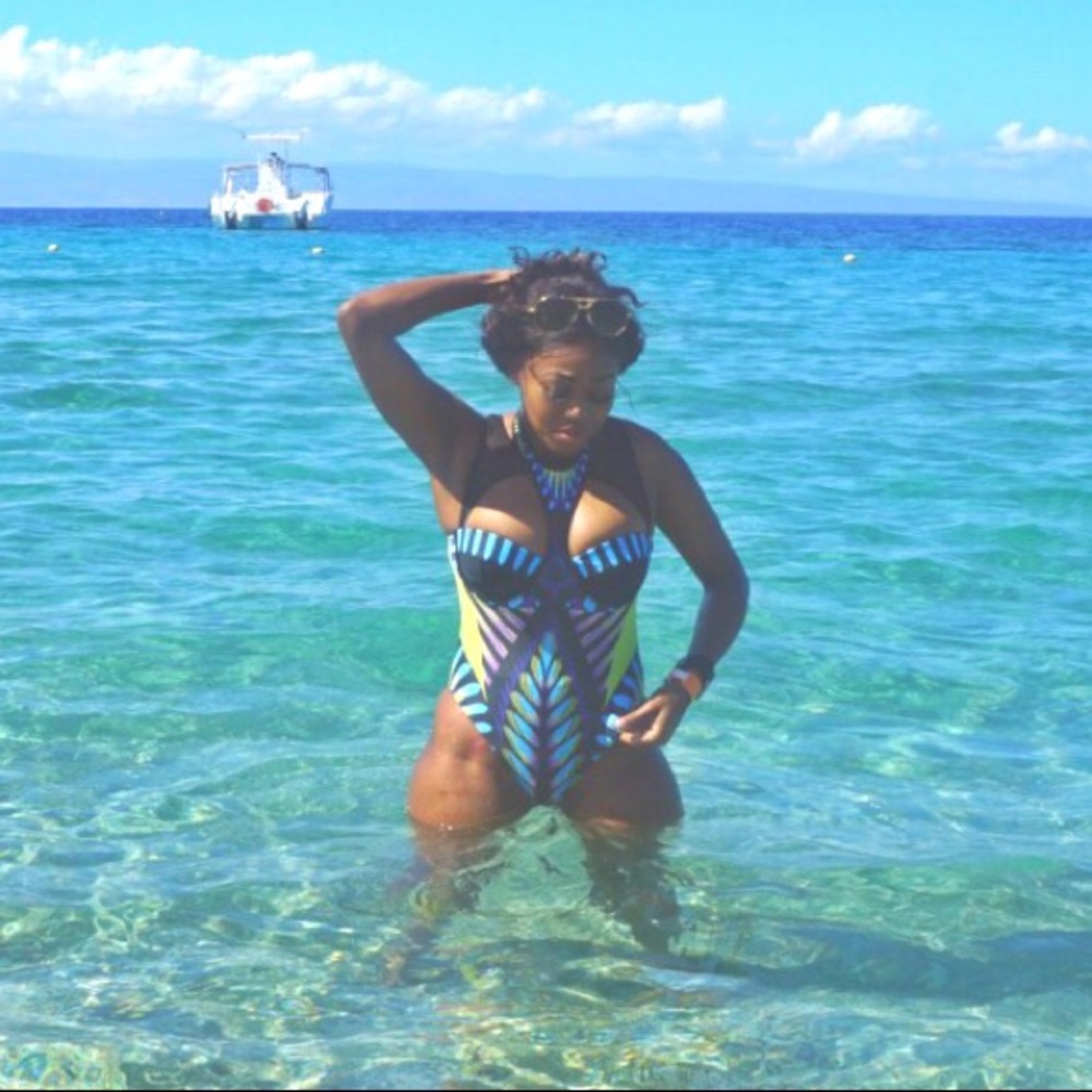 ANDREA IYAMAH MARRAK ONE-PIECE SWIMSUIT